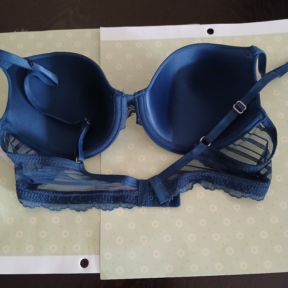 NWT Lucky Brand Blue Lace Demi  Bra Size 36B - Picture 14 of 14